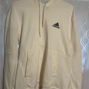 Adidas Men's Cream Hoodie